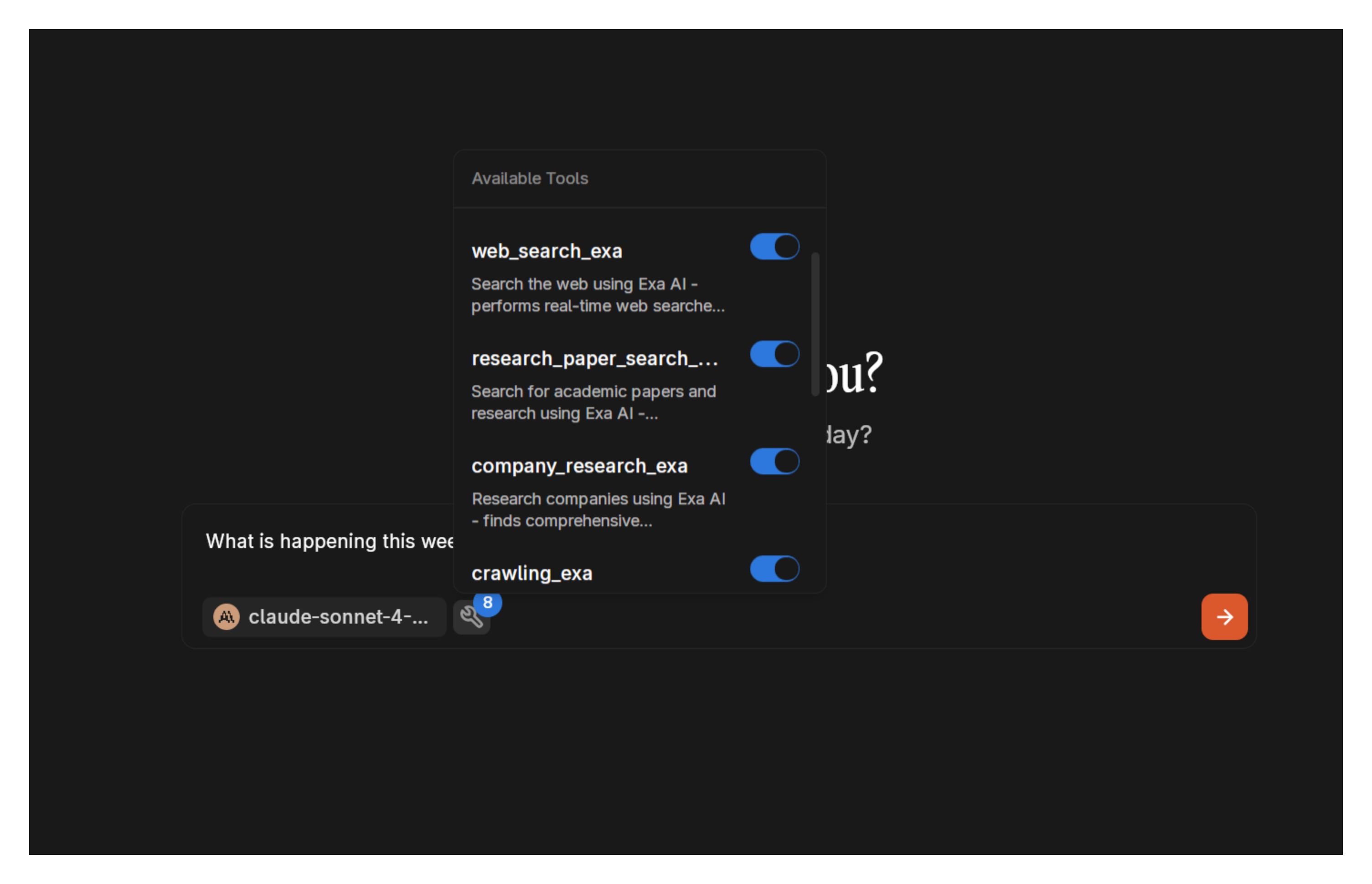 Exa Tools Available